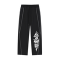 Reflection Striped Straight-Leg Sweatpants
