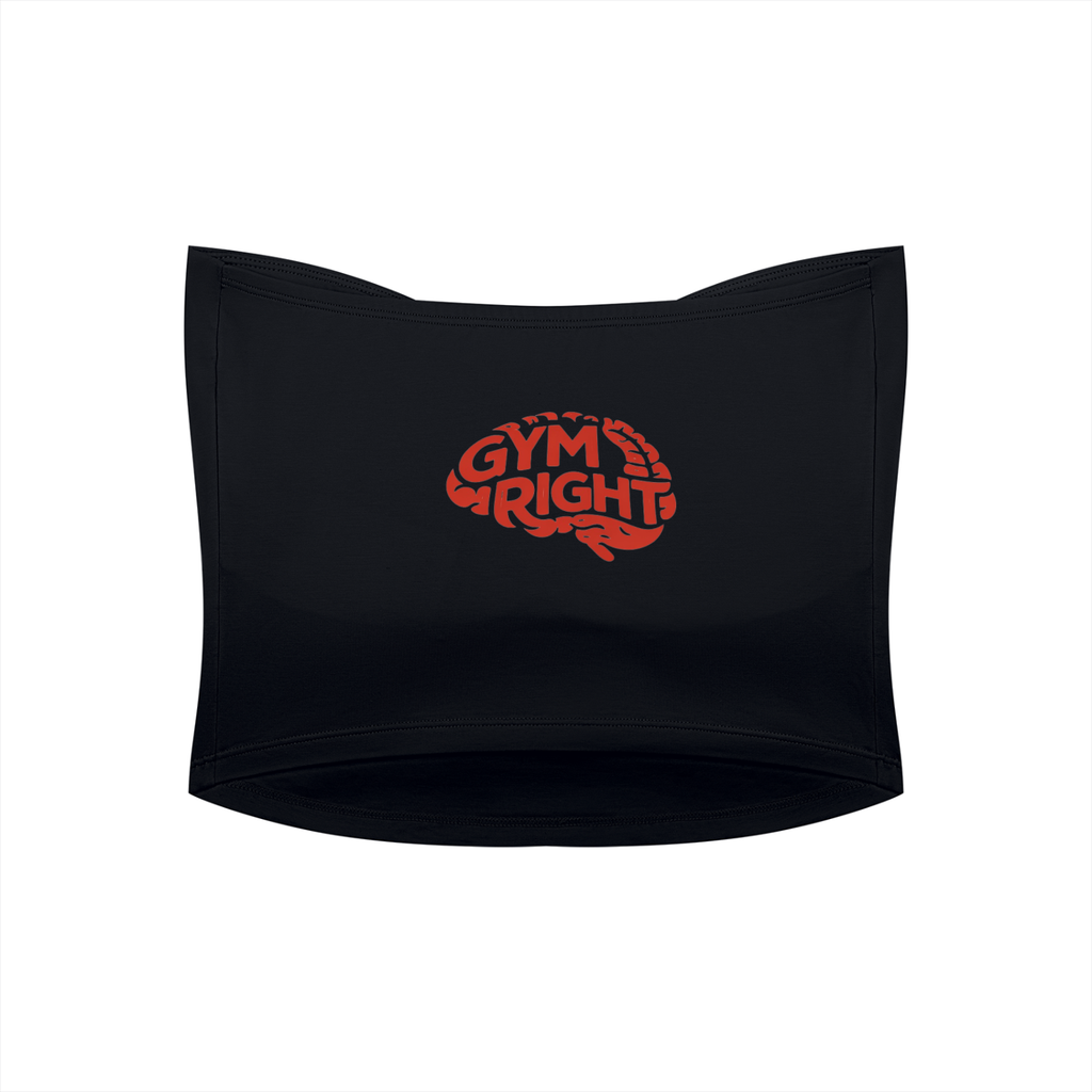Women's Ruched Cropped Tube Top