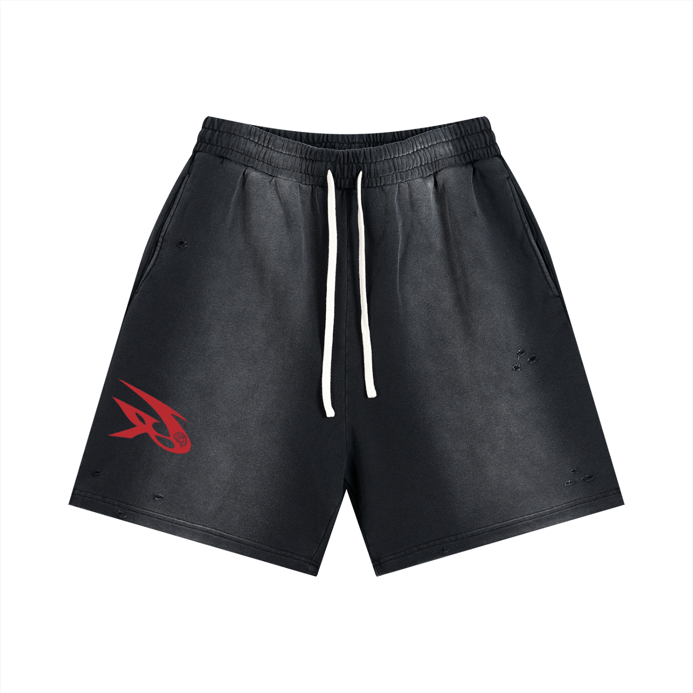 Sun Fade Distressed Shorts