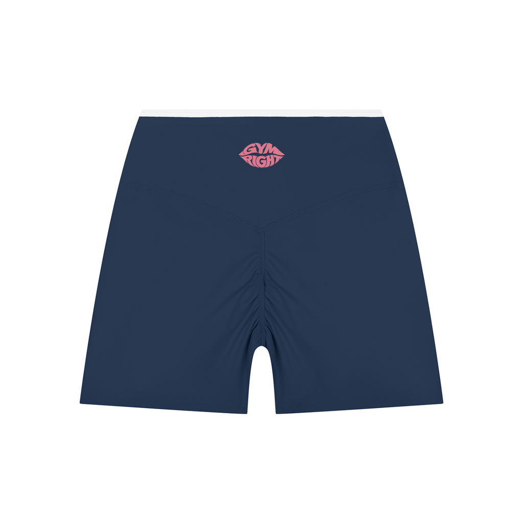 Women’s High Rise Color Block Yoga Shorts